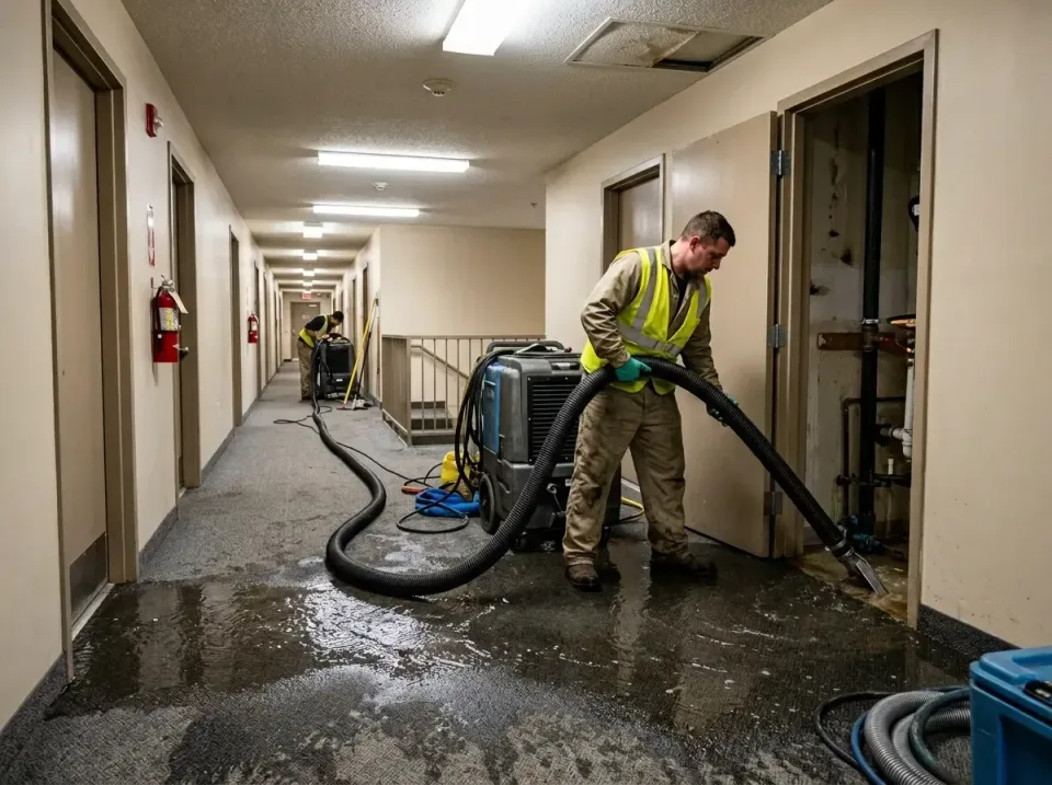 multi-unit-apartment-hallway-f-005 — frequently asked questions, Emergency Burst Pipe Water Extraction & Removal in Elgin, OK